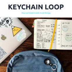 Olixar Apple AirTags Leather-Style Black Protective Keyring - Four Pack 11 Olixar Apple AirTags Leather-Style Black Protective Keyring - Four Pack -OtterBox Store c 207