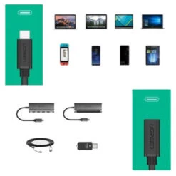 Ugreen 0.5m USB Type C 3.1 Female To Male Extension Cable -OtterBox Store c 215