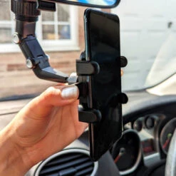 Olixar Adjustable Phone Mount For Rear View Mirror 11 Olixar Adjustable Phone Mount For Rear View Mirror -OtterBox Store c 230