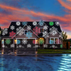 LTC Colourful Snowflakes Garden And Home Projector With 2 Removable Stands -OtterBox Store c 248