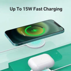 Aukey Aircore Wireless Qi And MagSafe Charger - White -OtterBox Store c 25