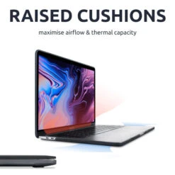 Olixar Full Cover Vegan Leather Skin Case For MacBook Pro 13" 2020 - Black -OtterBox Store c 315