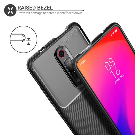 Olixar Carbon Fibre Xiaomi Redmi K20 Pro Case - Black 6 Olixar Carbon Fibre Xiaomi Redmi K20 Pro Case - Black - Image 4