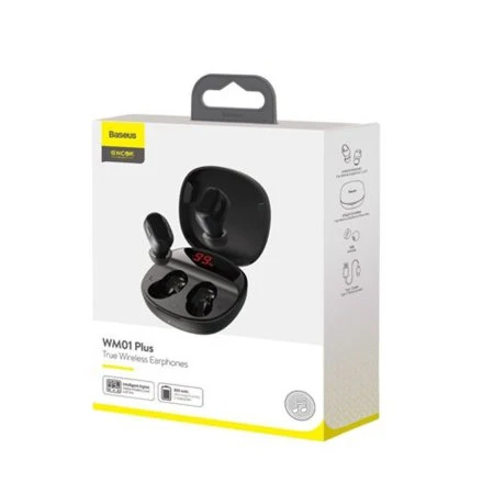 Baseus Encok Black True Wireless Earbuds 6 Baseus Encok Black True Wireless Earbuds - Image 4