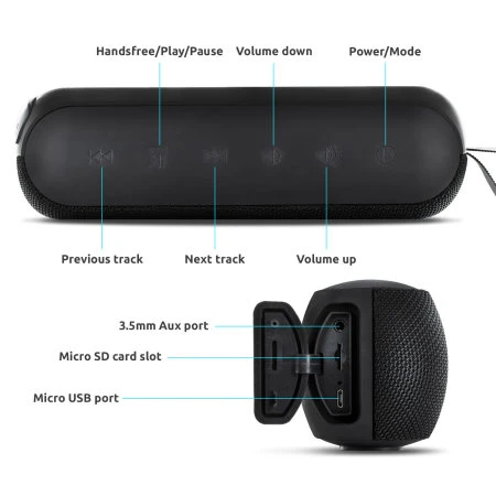 Olixar Wireless Waterproof Portable Speaker With Deep Bass 6 Olixar Wireless Waterproof Portable Speaker With Deep Bass - Image 4