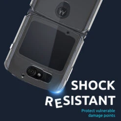 Olixar ExoShield Moto Razr 5G Case - 100% Clear -OtterBox Store c 443