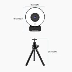 Papalook 1080P Full HD Webcam With Ring Light 11 Papalook 1080P Full HD Webcam With Ring Light -OtterBox Store c 50