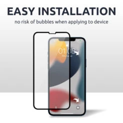 Olixar IPhone 13 Mini Easy Fit Tempered Glass Screen Protector -OtterBox Store c 555