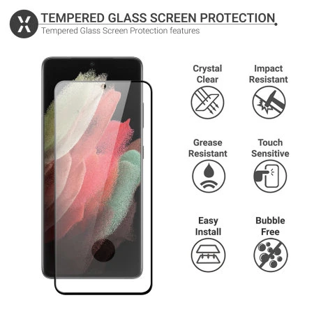 Olixar NovaShield Case And Screen Protector Protective Pack - For Samsung Galaxy S21 Ultra 6 Olixar NovaShield Case And Screen Protector Protective Pack - For Samsung Galaxy S21 Ultra - Image 4