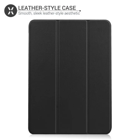 Olixar IPad Pro 11" 2020 2nd Gen. Leather-Style Stand Case - Black 6 Olixar IPad Pro 11" 2020 2nd Gen. Leather-Style Stand Case - Black - Image 4