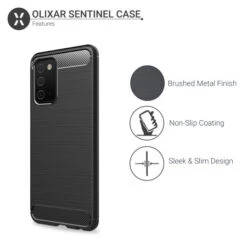 Olixar Sentinel Samsung Galaxy A03S Case And Glass Screen Protector 11 Olixar Sentinel Samsung Galaxy A03S Case And Glass Screen Protector -OtterBox Store c 605
