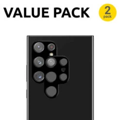 Olixar Tempered Glass Screen Protector & Twin Pack Camera Protectors - For Samsung Galaxy S22 Ultra -OtterBox Store c 637
