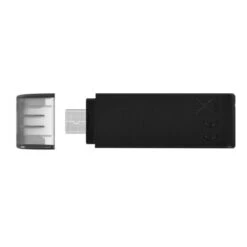 Kingston DT70 64GB USB-C Pendrive - Black -OtterBox Store d 1