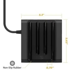 Scosche BaseLynx Multiport PD Fast Charging Vertical Station - Black -OtterBox Store d 125