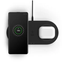 Belkin Black 10W Qi Dual Wireless Charging Pad -OtterBox Store d 140