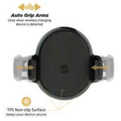Scosche MagicGrip Wireless Charger Black Windscreen And Dash Car Mount -OtterBox Store d 195