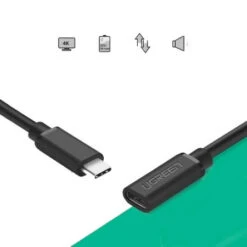 Ugreen 0.5m USB Type C 3.1 Female To Male Extension Cable -OtterBox Store d 198