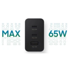Official Samsung Trio 65W European Travel Charger With 2 USB-C And 1 USB-A Port -OtterBox Store d 232