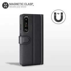 Olixar Genuine Leather Sony Xperia 1 III Wallet Stand Case - Black 11 Olixar Genuine Leather Sony Xperia 1 III Wallet Stand Case - Black -OtterBox Store d 233