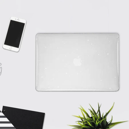 Olixar ToughGuard MacBook Pro 13 Inch 2020 Glitter Case - Silver 7 Olixar ToughGuard MacBook Pro 13 Inch 2020 Glitter Case - Silver - Image 5