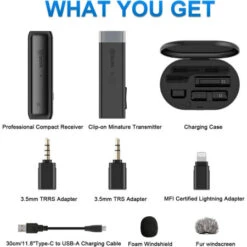 Boya Digital True-Wireless Microphone For IOS Cameras & Smartphones -OtterBox Store d 431