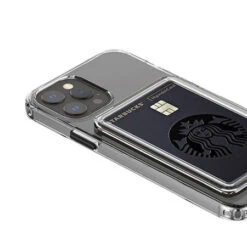 Araree Clear Adhesive Frame Slot Single Card Holder -OtterBox Store d 432