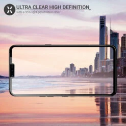 Olixar LG V50 ThinQ Full Cover Glass Screen Protector - Black -OtterBox Store d 473