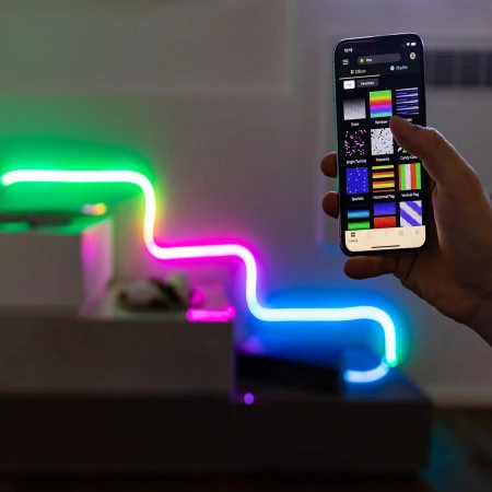 Twinkly Flex Smart App-controlled RGB Flexible Room Lights - 2m 7 Twinkly Flex Smart App-controlled RGB Flexible Room Lights - 2m - Image 5