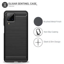 Olixar Sentinel Samsung Galaxy A12 Case & Glass Screen Protector 12 Olixar Sentinel Samsung Galaxy A12 Case & Glass Screen Protector -OtterBox Store d 520