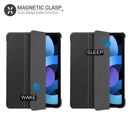 Olixar IPad Pro 11" 2020 2nd Gen. Leather-Style Stand Case - Black 7 Olixar IPad Pro 11" 2020 2nd Gen. Leather-Style Stand Case - Black - Image 5