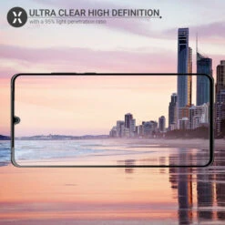 Olixar Huawei P30 Pro Full Cover Glass Screen Protector - Black -OtterBox Store d 562