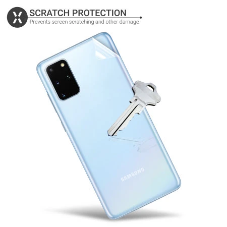 Olixar Front And Back Samsung Galaxy S20 Plus TPU Screen Protectors 7 Olixar Front And Back Samsung Galaxy S20 Plus TPU Screen Protectors - Image 5