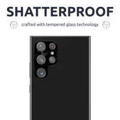 Olixar Tempered Glass Screen Protector & Twin Pack Camera Protectors - For Samsung Galaxy S22 Ultra -OtterBox Store d 585