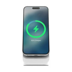 Nomad 15W MagSafe Compatible Wireless Charger Stand - White -OtterBox Store d 71