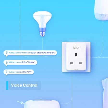 TP-Link Tapo P100 Mini Smart Wifi Plug - White 6 TP-Link Tapo P100 Mini Smart Wifi Plug - White - Image 4