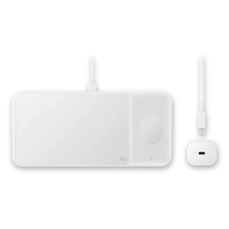 Official Samsung White Trio Wireless Charger Pad With UK Plug 7 Official Samsung White Trio Wireless Charger Pad With UK Plug - Image 5