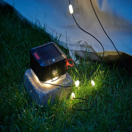 Auraglow Outdoor Solar & USB Powered LED String Light And Power Bank 7 Auraglow Outdoor Solar & USB Powered LED String Light And Power Bank - Image 5