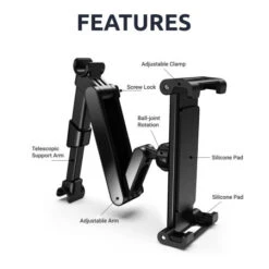 Olixar Universal Headrest Tablet Mount 7-10 Inch - For Nintendo Switch, IPad, Android And Windows Tablets -OtterBox Store e 103