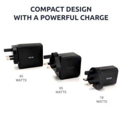 Olixar 65W GaN Dual USB-C & USB-A Super Fast PD International Mains Charger -OtterBox Store e 107