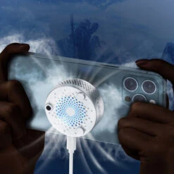 Choetech Silver 15W MagSafe Self-Cooling Wireless Charger -OtterBox Store e 118