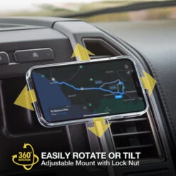 Scosche MagicMount Pro2 Black Dash And Vent MagSafe Compatible Car Phone Mount -OtterBox Store e 131