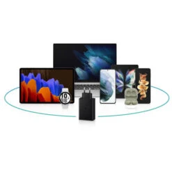 Official Samsung Trio 65W European Travel Charger With 2 USB-C And 1 USB-A Port -OtterBox Store e 183