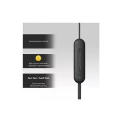 Official Sony WI C100 In-Ear Wireless Headphones - Black 13 Official Sony WI C100 In-Ear Wireless Headphones - Black -OtterBox Store e 187