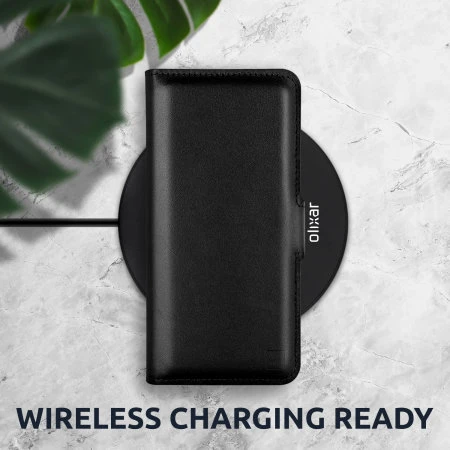 Olixar Genuine Leather Sony Xperia 1 III Wallet Case - Black 8 Olixar Genuine Leather Sony Xperia 1 III Wallet Case - Black - Image 6