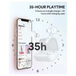 Aukey White EP-T21 True Wireless Earbuds -OtterBox Store e 307