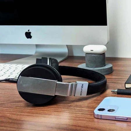 Soundz Wireless On-Ear Cushioned Headphones - Black 8 Soundz Wireless On-Ear Cushioned Headphones - Black - Image 6