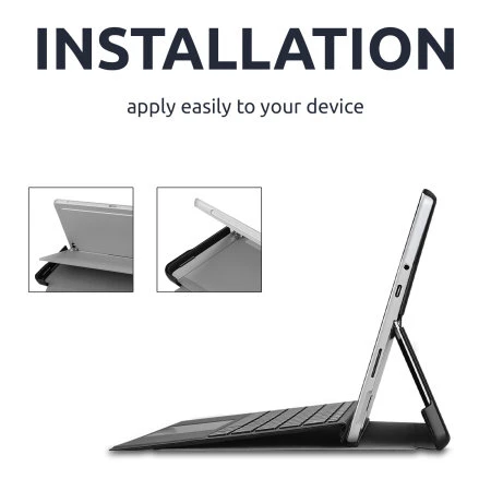 Olixar Leather-Style Microsoft Surface Pro 8 Folio Stand Case - Black 8 Olixar Leather-Style Microsoft Surface Pro 8 Folio Stand Case - Black - Image 6