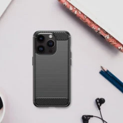 Olixar Sentinel Black Case And Tempered Glass Screen Protector - For IPhone 15 Pro -OtterBox Store e 349