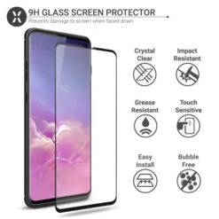 Olixar Sentinel Samsung S10 Case And Glass Screen Protector- Black -OtterBox Store e 352