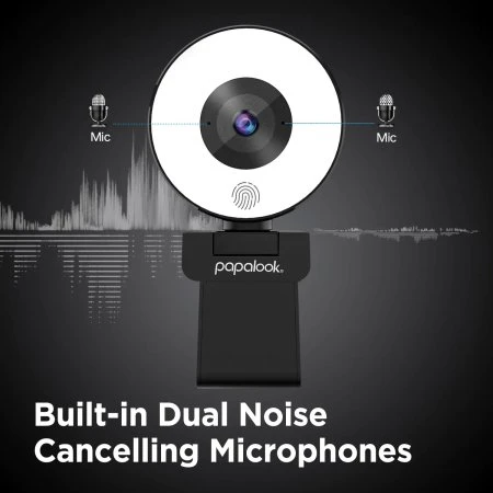 Papalook 1080P Full HD Webcam With Ring Light 7 Papalook 1080P Full HD Webcam With Ring Light - Image 5